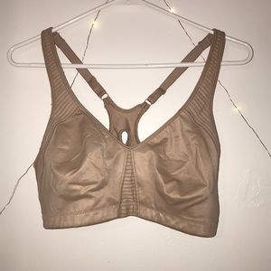 nude no padding sports bra